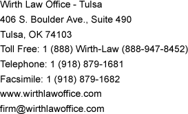 Tulsa Law Firm Location